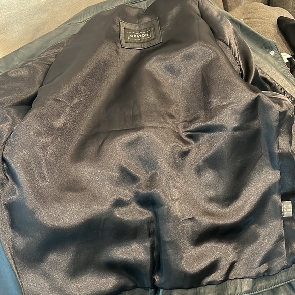 Vintage Crayon Leather Jacket Size RTM - Picture 13 of 13
